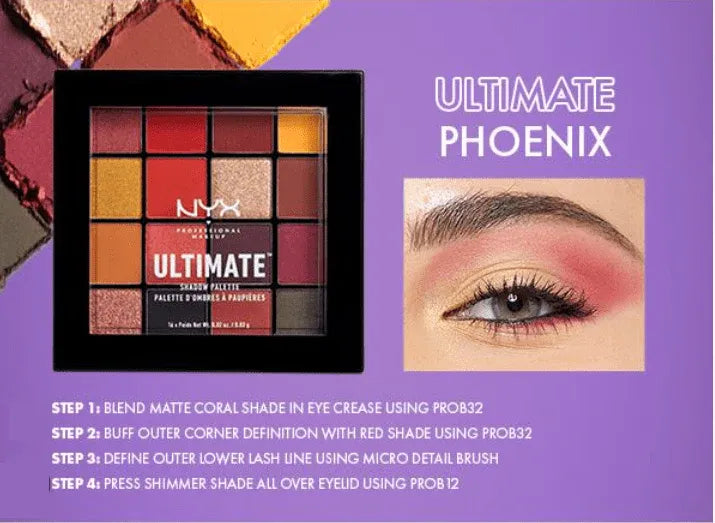 NYX Professional Eye Shadow Palette Glow