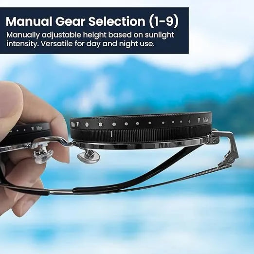 “Adjustable Round Transparent Glasses”