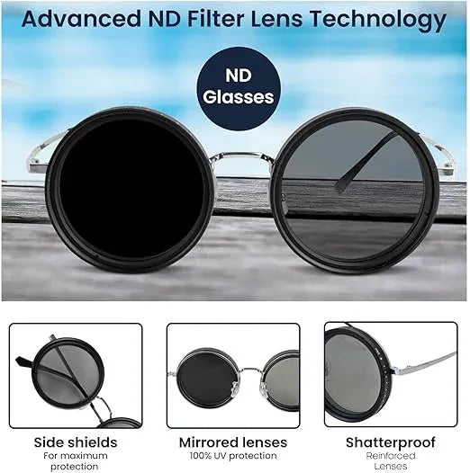 “Adjustable Round Transparent Glasses”