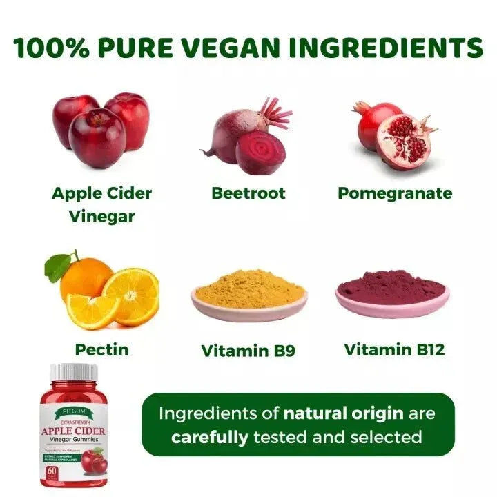 “FitGum Apple Cider Vinegar Power Gummies”