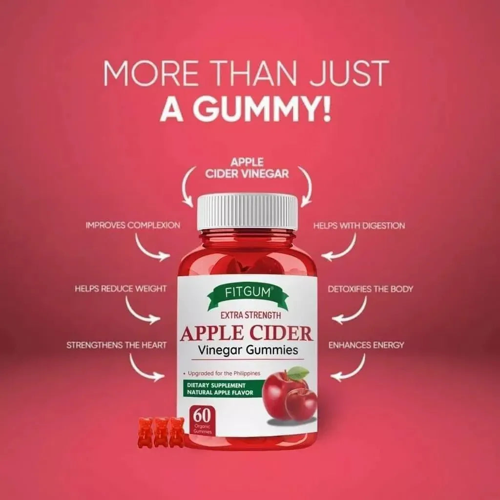 “FitGum Apple Cider Vinegar Power Gummies”