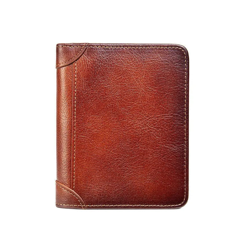 Premium Cowhide RFID Wallet for Men Plus