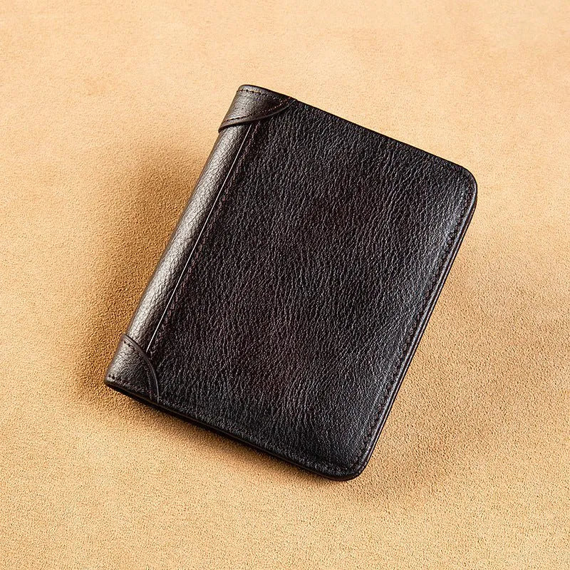 Premium Cowhide RFID Wallet for Men Plus