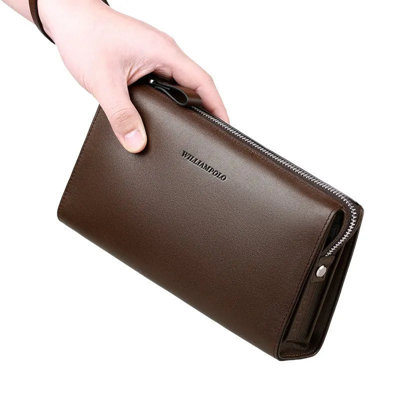Elegant Cowhide Business Clutch Wallet165
